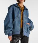 Джинсовый блузон The Attico, Sky Blue - фото 6