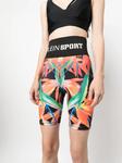 Plein Sport шорты с графичным принтом, черный - фото 5