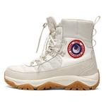 Унисекс Снежные Ботинки GLUNA Коричневые, 89996-1 Лунный Белый - фото 2