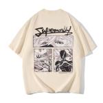 Футболки унисекс с круглым вырезом, тонкие, плотные Supereally, темно-синий - фото 12