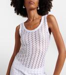 Полосатая майка Missoni, Brilliant White - фото 4