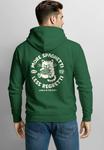Толстовка Neverless Zip-up sweatshirt, Spaghetti Bottle Green/Green - фото