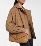 Сумка через плечо Loulou Medium из кожи Saint Laurent, Natural Tan - фото 7