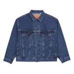 Куртка Men's Levis lapel Button Denim Jacket Blue, синий - фото