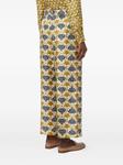 'S Max Mara Timec шелковые брюки, желтый - фото 4