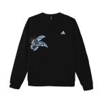 Adidas LABEL Свитшот Unisex Black Crew Neck Moderate Regular - фото