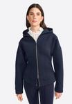 Толстовка Rich & Royal Zip-up sweatshirt, Midnight Blue/Dark Blue - фото