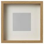 Рама под дуб, 25х25 см ,бежевый/коричневый, SANNAHED IKEA - фото