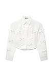 Блуза Calliope Button-down blouse, Var Bianco Ottico/White - фото 4
