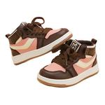 Дышащие высокие детские скейтбординговые кроссовки Kids' BOBDOG, Древнее Дерево Коричневый - фото 5