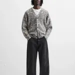 ZARA Свитер мужской белый - фото 7