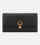 Кошелек Softbit Continental из натуральной кожи Gucci, черный - фото