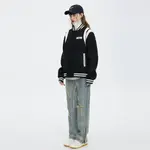 Бейсбольная куртка унисекс ICONS Lab, черная стеганая - фото 3