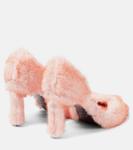 Туфли dagger с отделкой из искусственного меха Area, розовый - фото 3