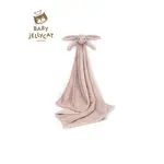 Personalised Bashful Luxe Bunny Rosa Blankie JELLYCAT, розовый - фото 3
