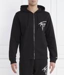 Толстовка мужская Tommy Jeans на молнии и с капюшоном, черный - фото