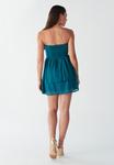 Платье BWLDR ZARA MINI DRESS, Teal - фото 4