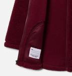 Columbia girls West Bend Full Zip, Rich Wine - фото 3