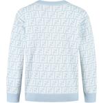 Детский свитер FENDI, синий - фото 2