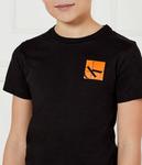 Футболка детская Calvin Klein Jeans Regular Fit, черный - фото 4