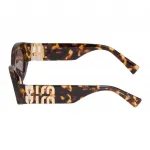 MIU MIU Черепаховые солнцезащитные очки, Tortoiseshell - фото 5