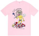 Футболка Supreme x Daniel Johnston Kill Em All Tee 'Light Pink', розовый - фото