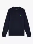 Толстовка Lyle & Scott Logo Crew Neck Cotton, цвет dark navy - фото 3