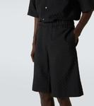 Бермуды с черепом McQueen, Black-Black - фото 5