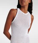 Платье макси крючком Alaïa, Blanc - фото 4