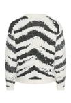 Джемпер Kaffe BIVA , Chalk Black Animal/White - фото 6