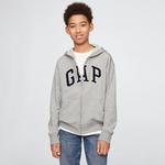 Детский свитшот GAP, серый - фото 4