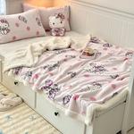 Sanrio Плед Hello Kitty My Melody розовый - фото 8