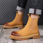 Мужские челси-ботсы Shanpijiang, коричневый - фото 3