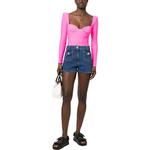 Медвежьи пуговицы Джинсовые шорты MOSCHINO, Синий - фото 3