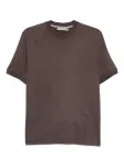 Футболка с круглым вырезом Canali, коричневый - фото