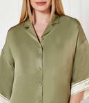 Рубашка Relaxed fit Karl Lagerfeld, зеленый - фото 4