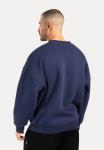 Толстовка Smilodox BASIC CREWNECK RIVEN, Marineblau/Blue - фото 3