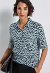 Блуза Street One Button-down blouse, Blau/Blue - фото