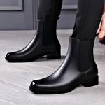 Ботинки Челси мужские черный Luomaike - фото 6