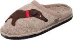Haflinger Women's Doggy Applique Slipper - фото