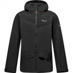 Флис Salewa Puez Gorotex 2L EPE full zip, черный - фото
