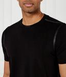 Футболка с лентой Regular fit Boss Green, черный - фото 4