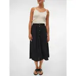 Юбка Vero Moda Melaney High Waist Long Skirt, черный - фото 4