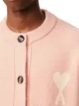 Кардиган с монограммой Ami de Coeur AMI Paris, розовый - фото 7