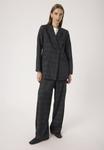Брюки Soaked in Luxury SLEvonne Suiting Pants, Black Suiting Check/Black - фото 2