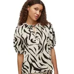 Блузка с коротким рукавом Vila Clo, бежевый - фото 6