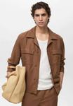 Летняя куртка RUSTIC Mango, коричневый - фото