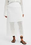 Юбка XLNT by Kappahl Maxi skirt, Off-White\N/Off-White - фото
