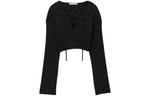 Топ T By Drop Shoulder Cropped Pullover Alexander Wang, черный - фото 3