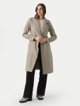 Переходное пальто стандартного кроя Vero Moda, бежевый - фото 2